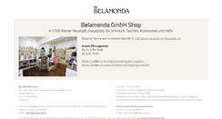 Desktop Screenshot of belamonda.com