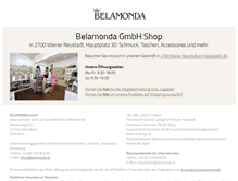 Tablet Screenshot of belamonda.com